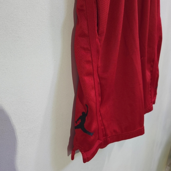 Jordans | Men's Red Athletic Shorts - Picture 4 of 11